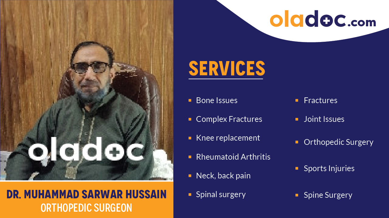 Services provided by Dr.Muhammad Sarwar Hussain